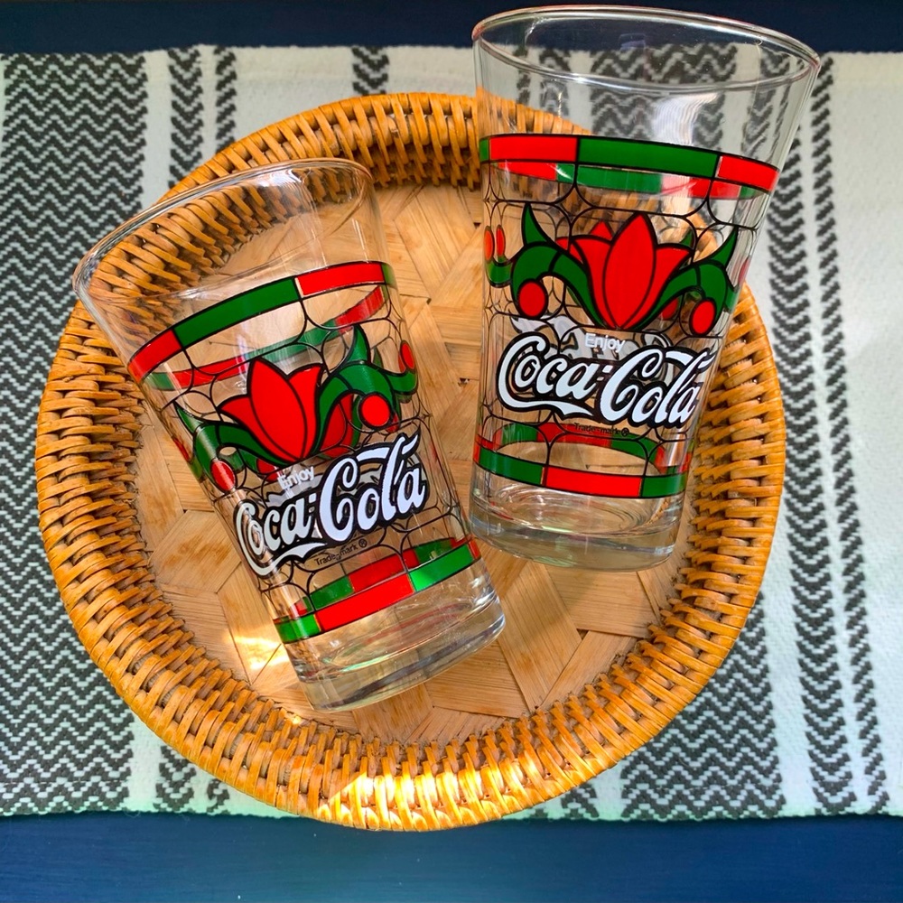 Vintage Coca Cola Tumblers | Set 2